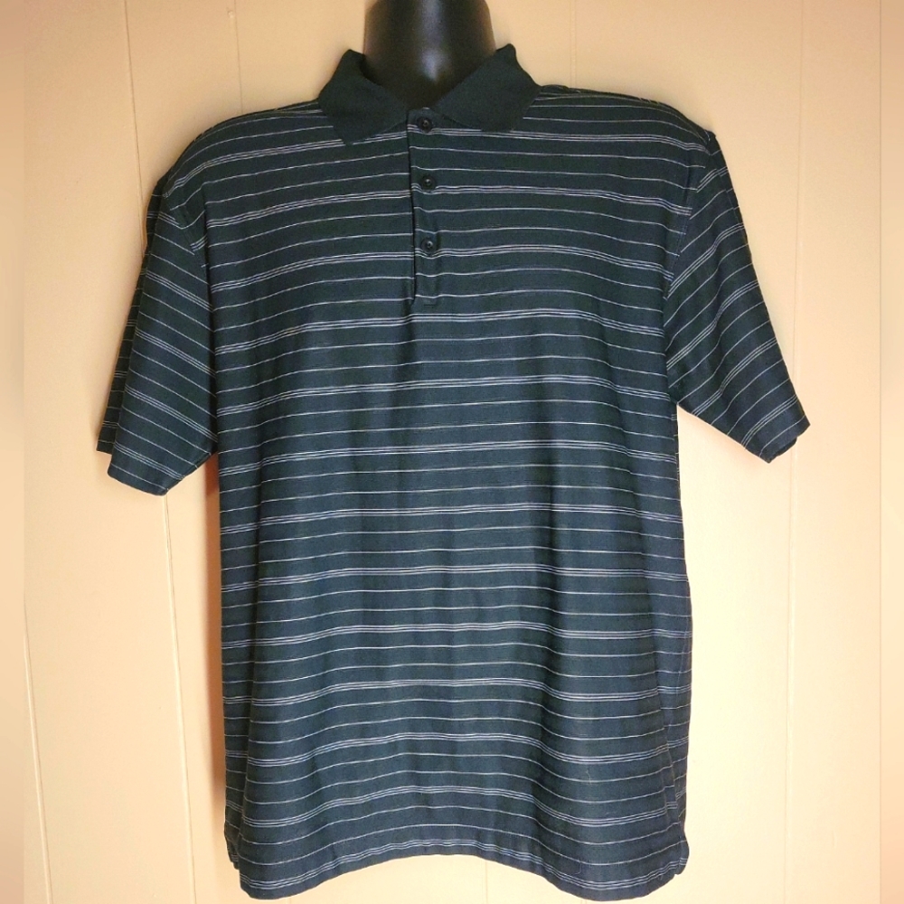 Nike Fit Dry Golf Polo Shirt Men's Size Medium Black